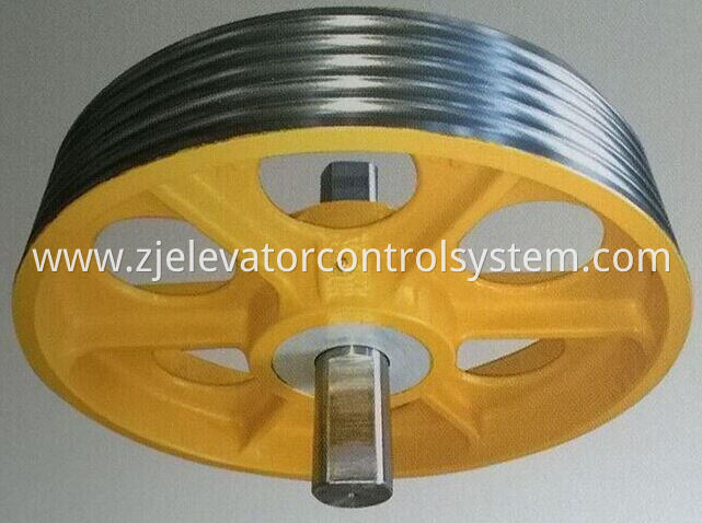 Elevator Car Bottom Pulley